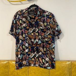 Nicole Miller Button Down Top